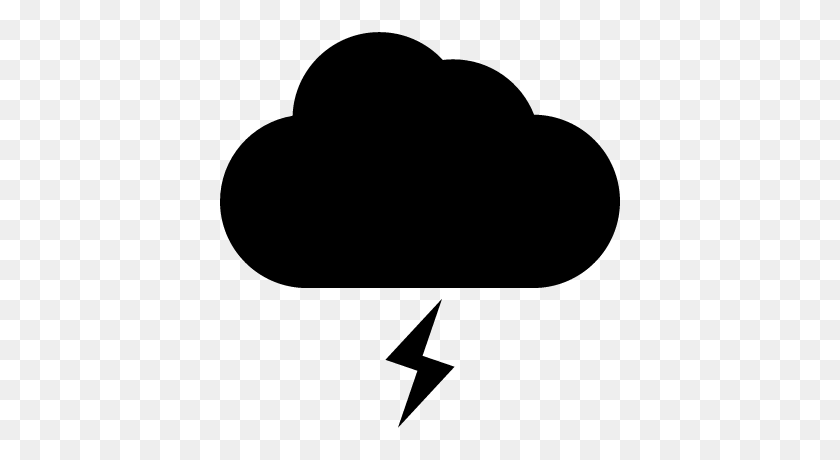 400x400 Thunder Storm Cloud Free Vectors, Logos, Icons And Photos Downloads - Storm Cloud PNG