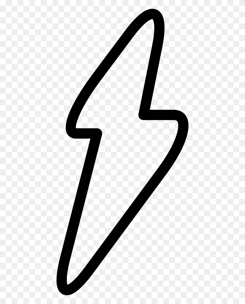 454x980 Thunderbolt Png Icon Free Download - Thunderbolt PNG