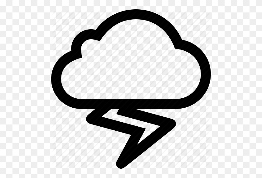 512x512 Thunderstorm Clipart Thunderbolt - Severe Weather Clipart