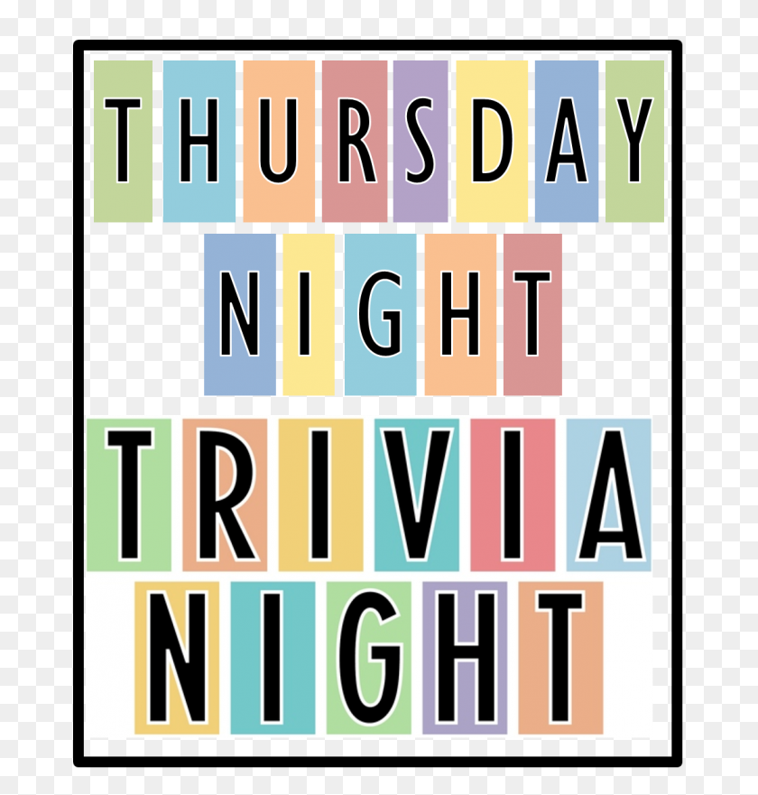 1117x1176 Thursday Night Trivia Night - Trivia PNG