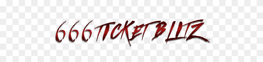502x139 Ticket Blitz - 666 PNG