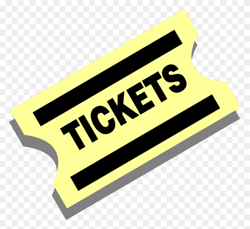 958x871 Ticket Clip Art - Movie Clipart PNG