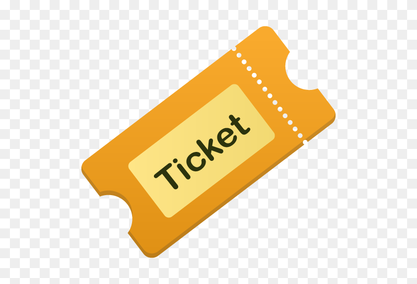 512x512 Ticket Png Transparent Picture - Ticket PNG