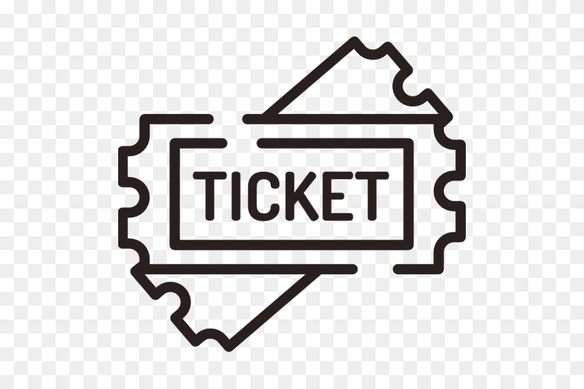 500x500 Ticket Rescued Pets Movement - Ticket Images Clip Art