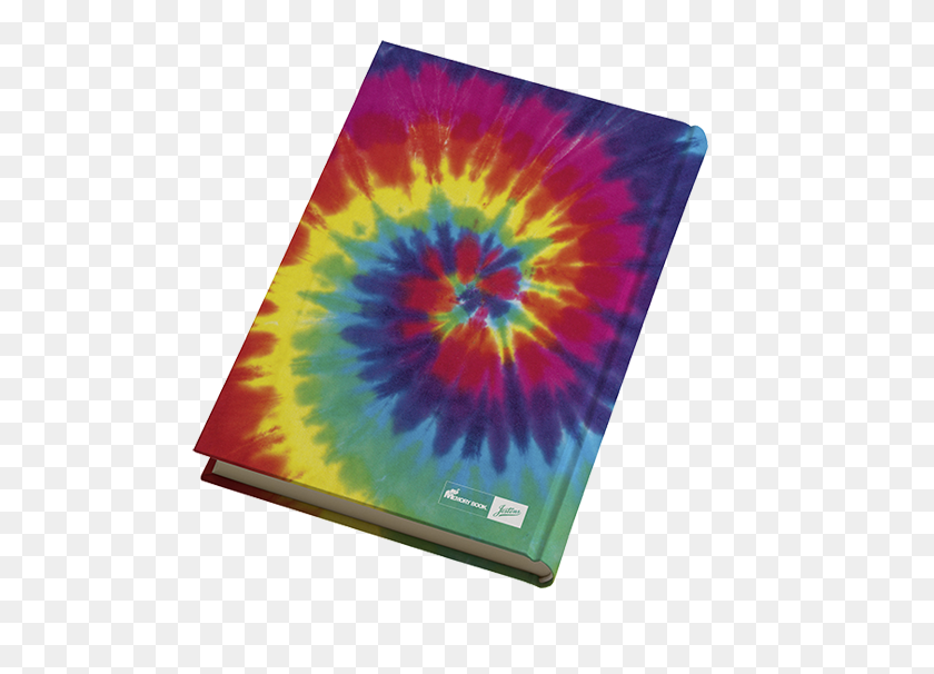 524x546 Tie Dye Hall Of Fame Standard Yearbook Cover - Tie Dye PNG