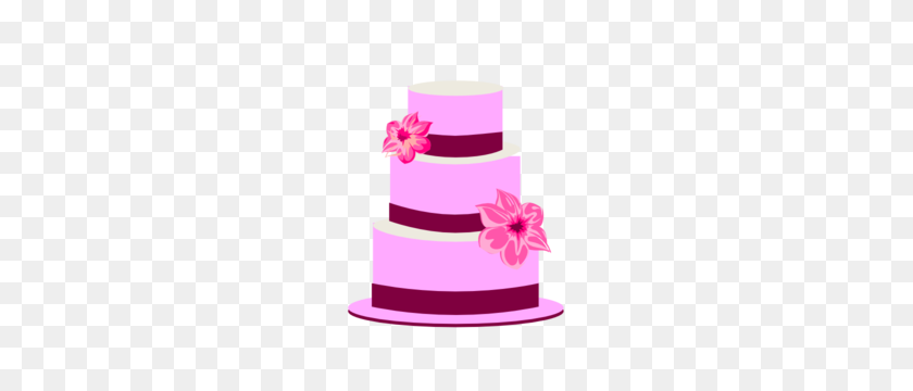 300x300 Tiered Cake Clip Art - Wedding Cake Clipart