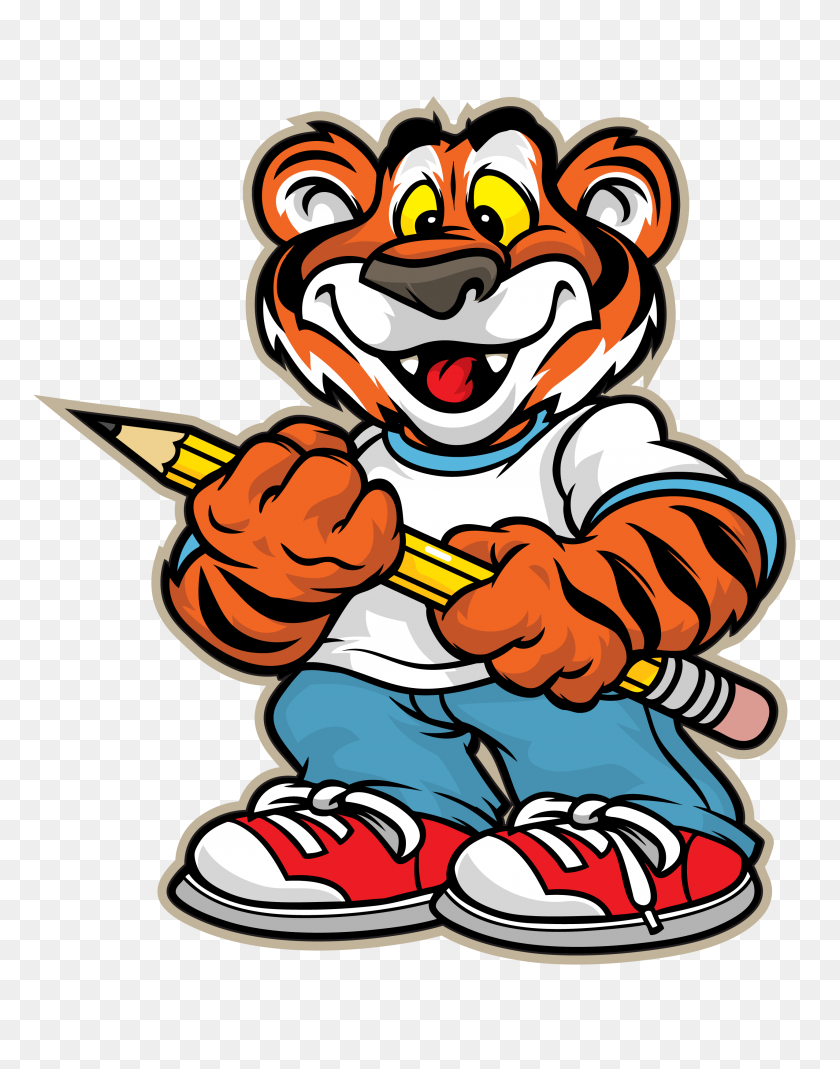 2550x3300 Tiger Clipart Animation School - Saber Tooth Tiger Clipart