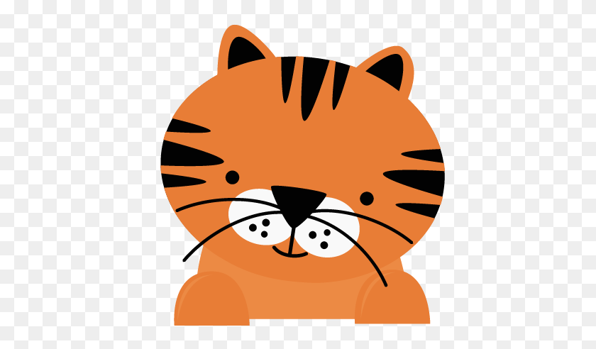 432x432 Tiger For Cutting Machines Tiger Tiger Svgs - Cute Tiger Clipart