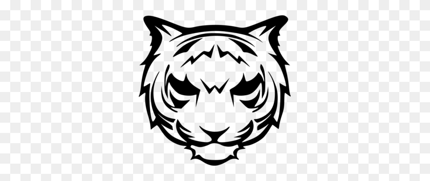 297x294 Tiger Logo Clip Art - White Tiger Clipart