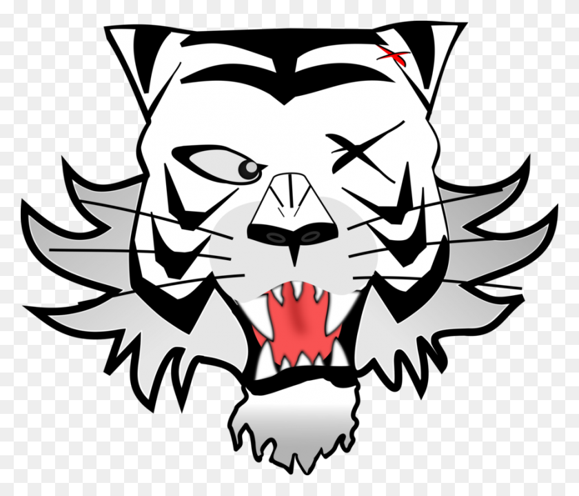 887x750 Tiger Mask Tiger Mask Drawing Carnival - Tiger Head Clipart Black And White