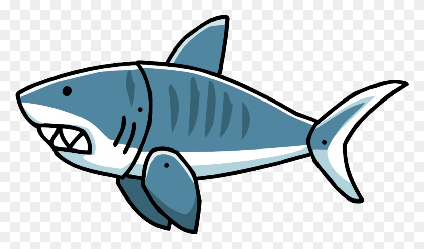 1133x629 Клипарт Тигровая Акула Синяя Акула - Биологический Клипарт