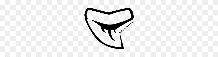 190x161 Tiger Shark Tooth - Shark Teeth PNG