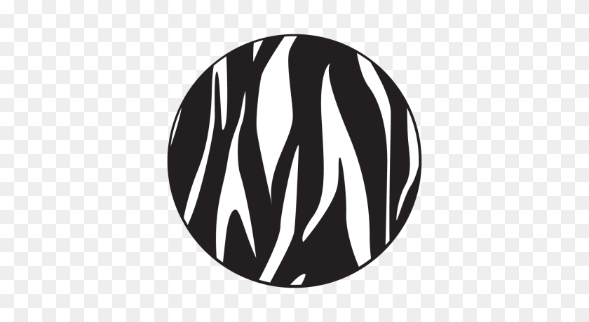 400x400 Tiger Stripes Gobo Projected Image - Tiger Stripes PNG