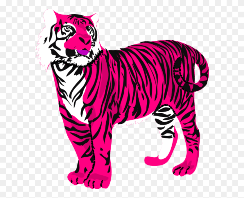 600x622 Клипарты Хвост Тигра - Клипарт Бенгальский Тигр