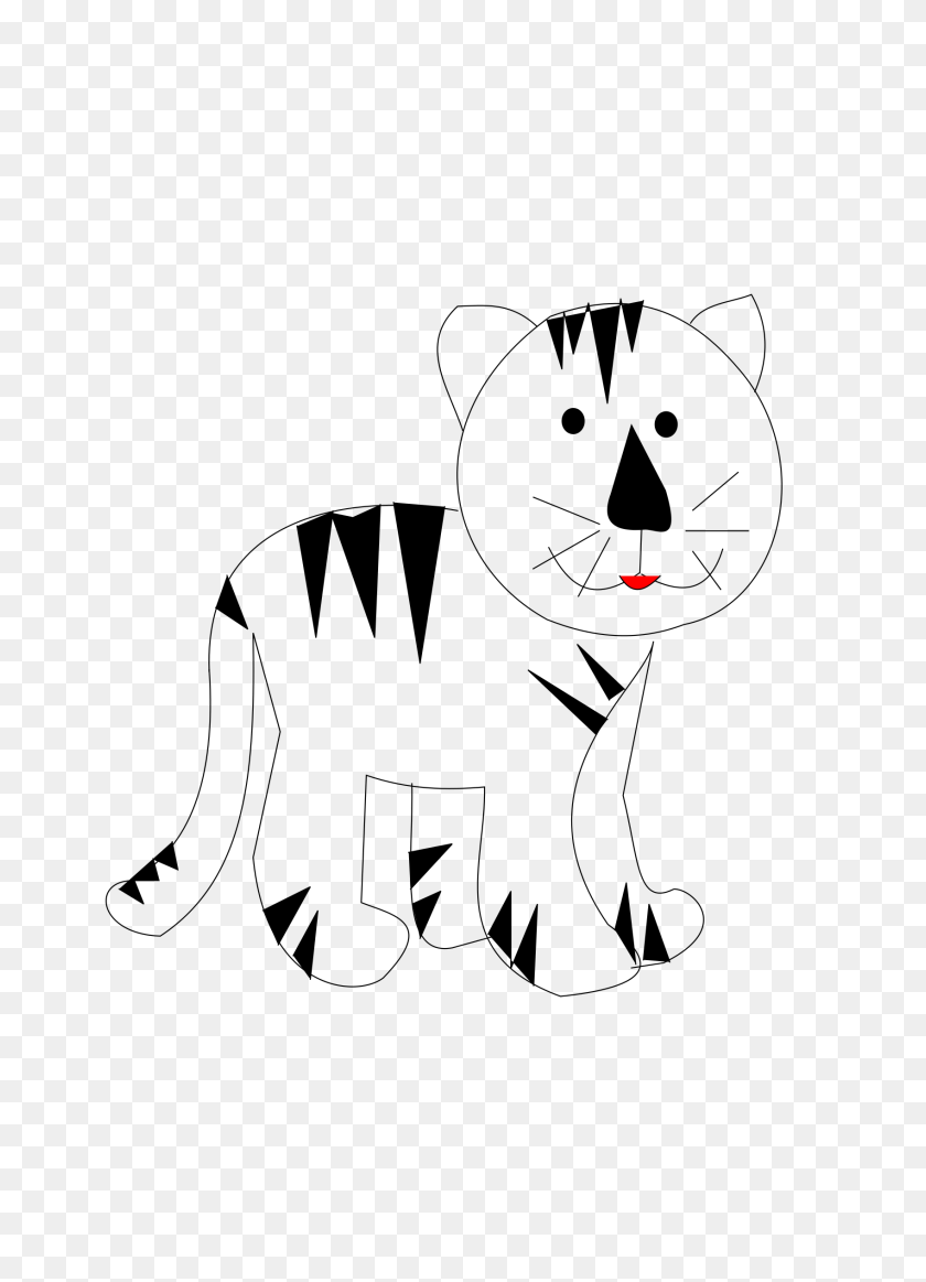1697x2400 Тигр Белые Иконки Png - Белый Тигр Png
