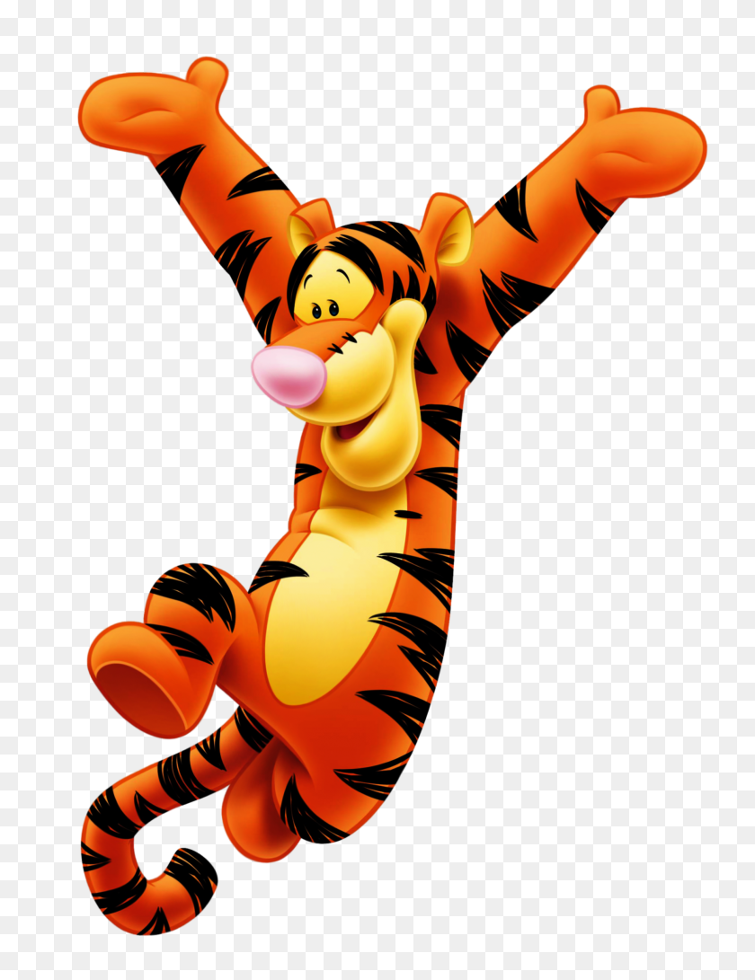 1890x2500 Tigger Group With Items - Meerkat Clipart