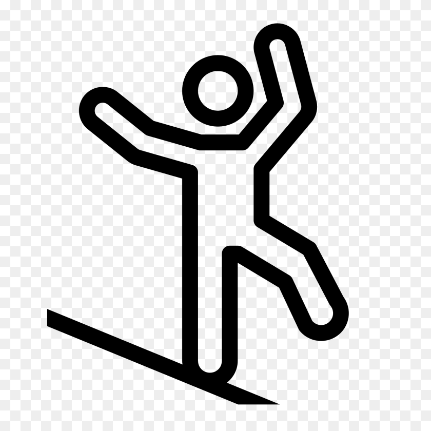 1600x1600 Tightrope Walking Icon - Tightrope Walker Clipart