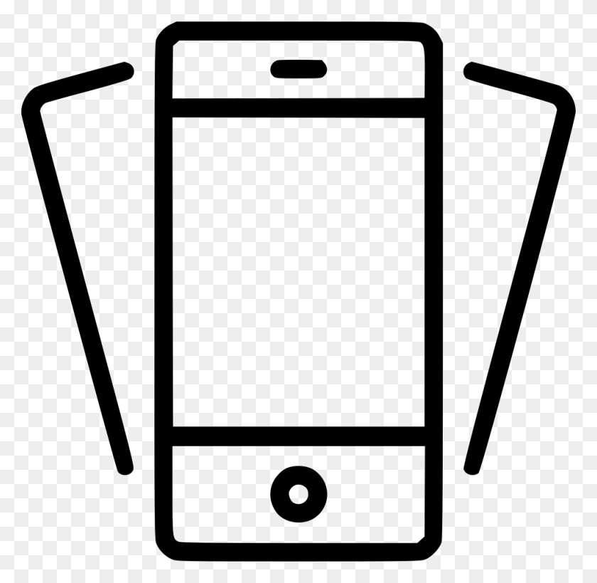 980x954 Tilt Phone Smartphone Dispositivo Móvil Iphone Icono Png Gratis - Teléfono Móvil Png