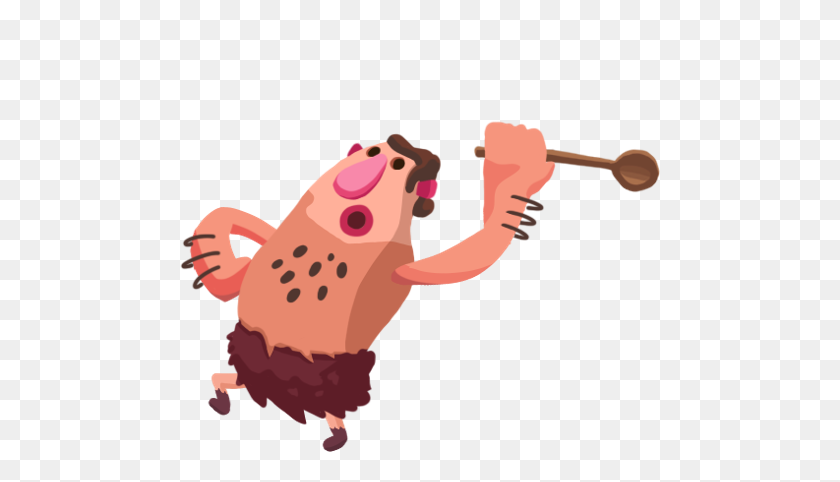 480x422 Tilting Point Support - Caveman PNG