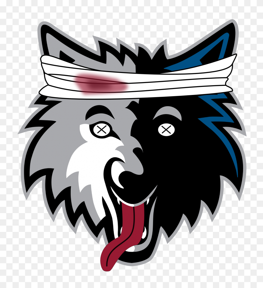 2260x2489 Timberwolves Logo Png Clipart - Lobos Png