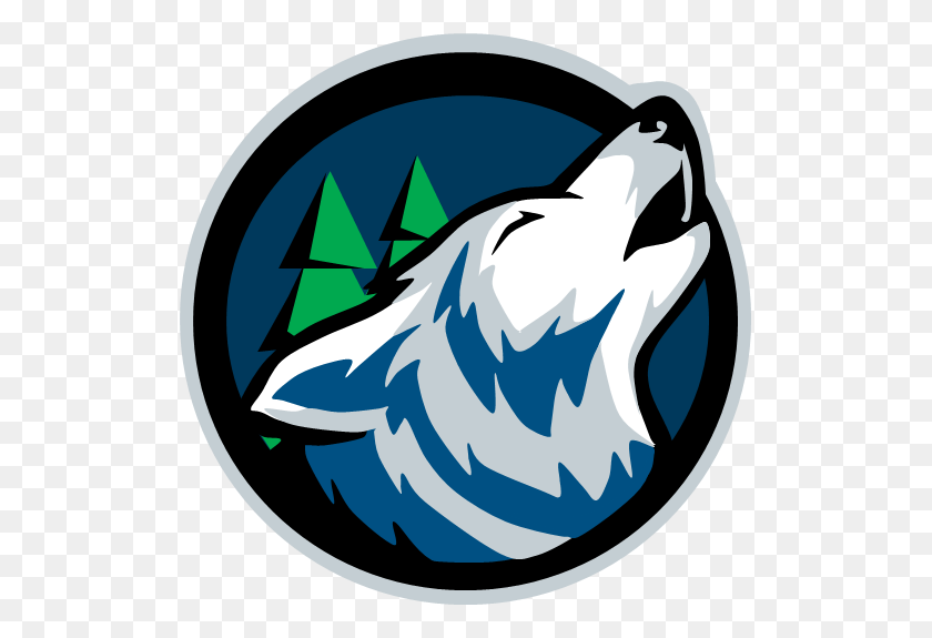 515x515 Timberwolves New Logo Latest News, Images And Photos Crypticimages - Timberwolf Clipart