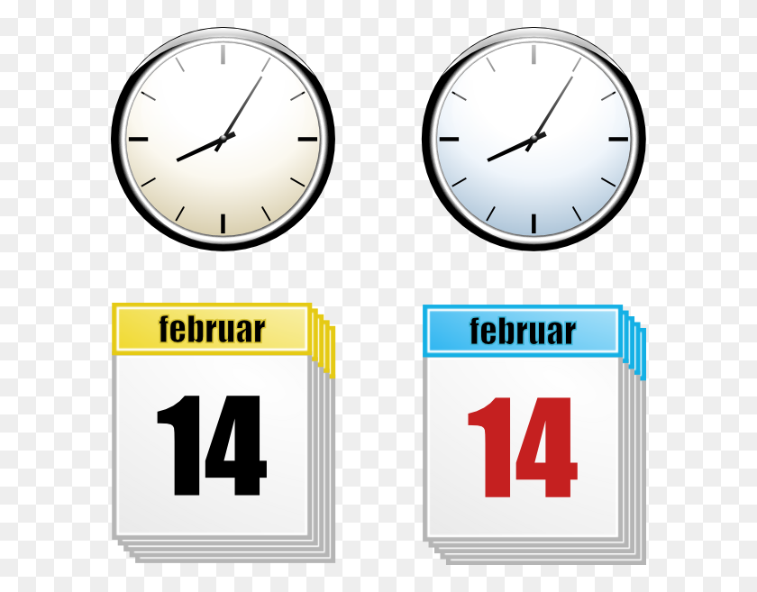 594x597 Time And Day Clip Art - Clipart Time