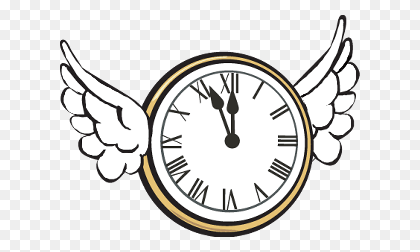 600x444 Time Flies Cliparts - On Time Clipart
