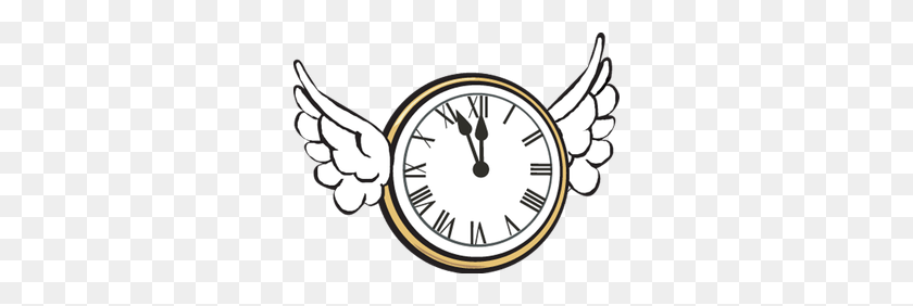 300x222 Клипарты Time Flying - Клипарт Часы Время
