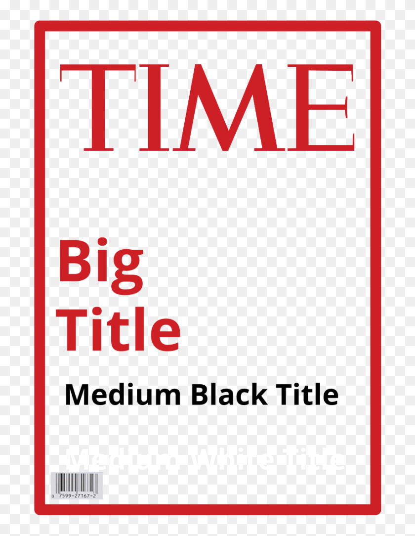 724x1024 Revista Time Plantilla De Steven Katz - Revista Time Png