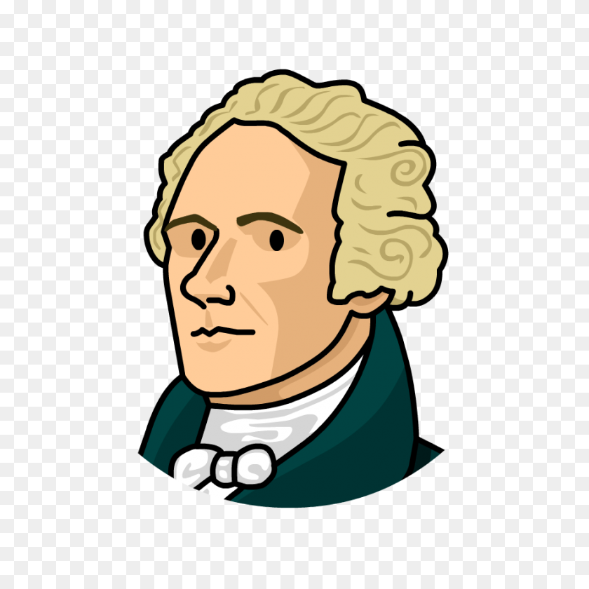 Alexander Hamilton Clipart - semangat