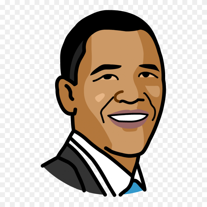 880x880 Часовой Пояс X Барак Обама - Обама Клипарт