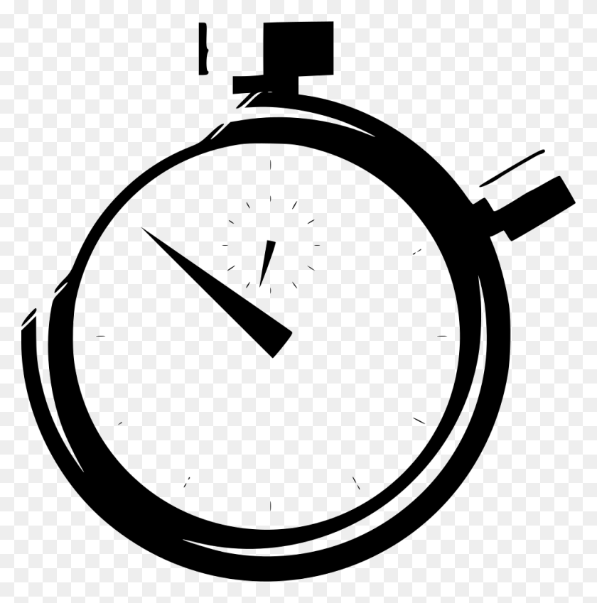 980x992 Timer Clock Time Stopwatch Png Icon Free Download - Stop Watch Clip Art