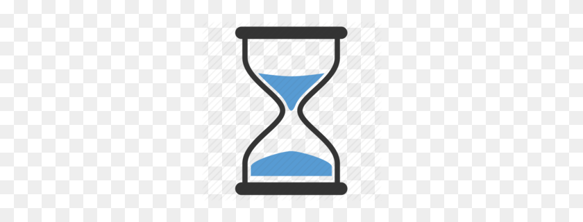 260x260 Timer Sand Clock Clipart - Time Clock Clipart