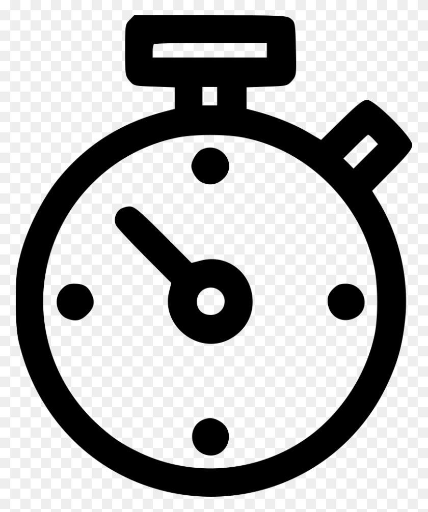 808x980 Timer Stopwatch Png Icon Free Download - Stopwatch PNG