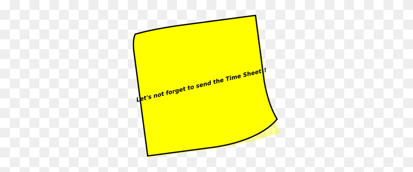 300x290 Timesheet Reminder Png, Clip Art For Web - Reminder Clipart Black And White