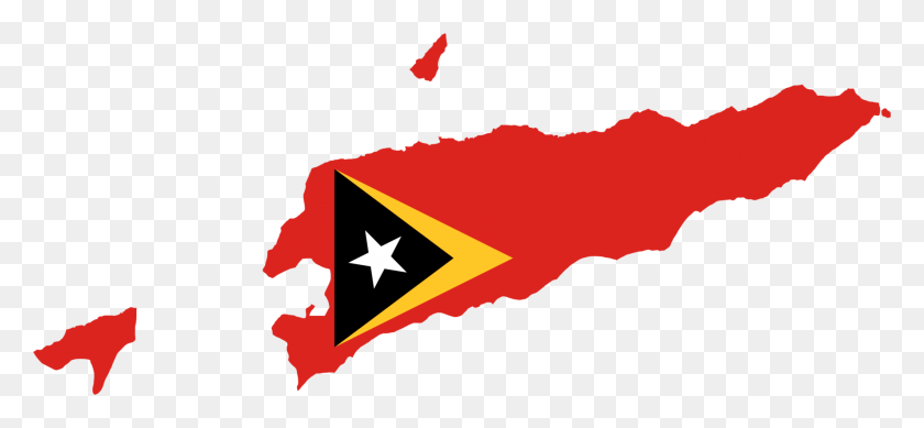 1775x750 Восточный Тимор Флаг Восточного Тимора Карта Мира Дорожная Карта - Восточный Клипарт