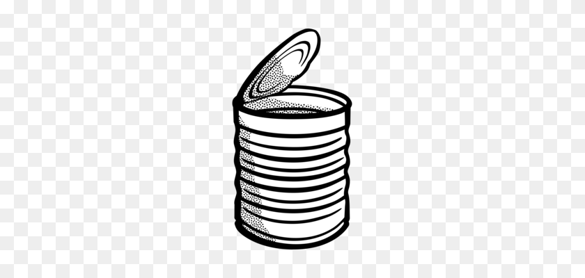 329x340 Tin Can Drink Can Metal Aluminum Can - Steel Clipart