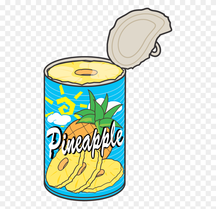 501x750 Tin Can Pineapple Food Fizzy Drinks - Pineapple Clipart Free