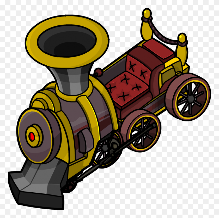 1006x997 Tinker Train Engine De Club Penguin Wiki Fandom Powered - Tren Expreso Polar De Imágenes Prediseñadas