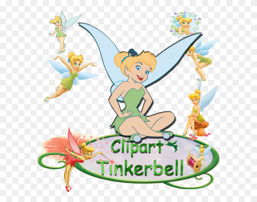 600x600 Tinkerbell Clipart - Silueta De Tinkerbell Png