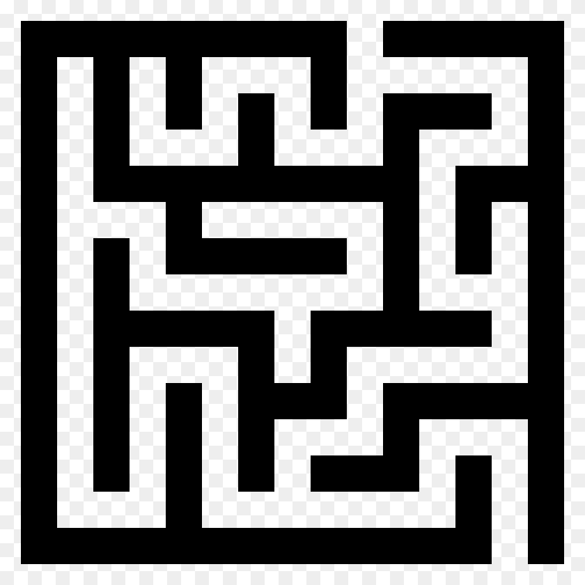 2400x2400 Tiny Maze Puzzle Icons Png - Maze PNG