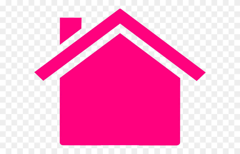 600x480 Tiny Tiny Pink House Clip Art - Tiny Clipart