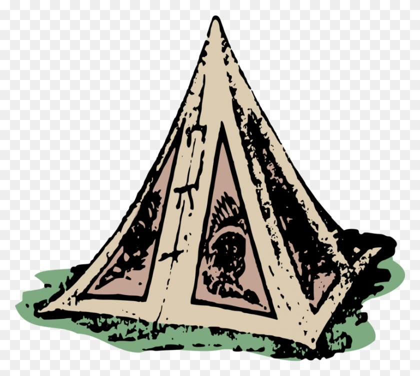 845x750 Tipi Clip Art Christmas Tent Native Americans In The United States - Native Clipart