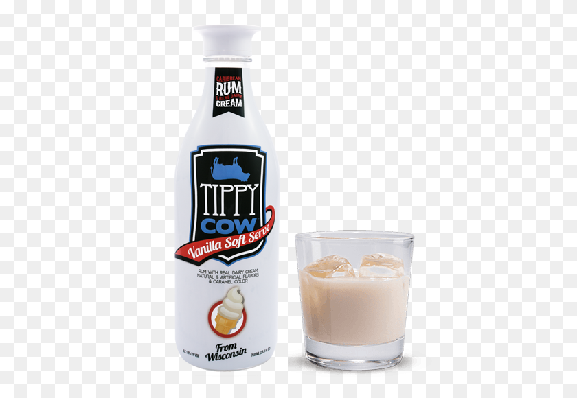 418x520 Tippy Cow Vanilla Soft Serve Broudy's Liquors - Horchata PNG