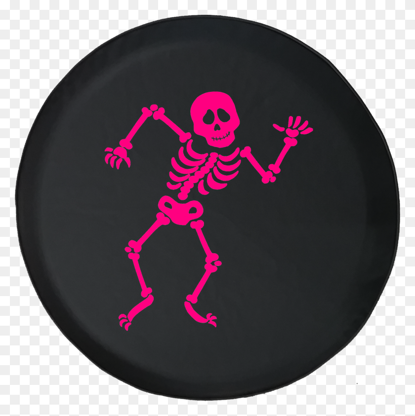 1768x1777 Cubierta De Neumático Pro Dancing Skeleton Offroad Jeep Rv Camper De Repuesto - Dancing Skeleton Png