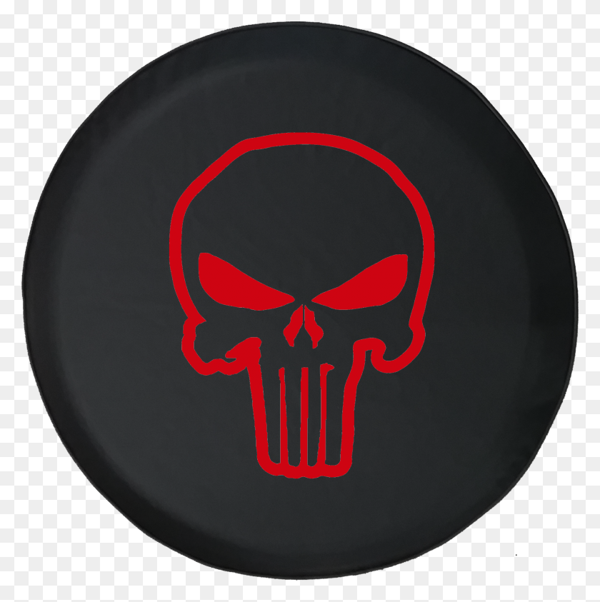 1768x1777 Tire Cover Pro Punisher Skull Shadow Edition Offroad Jeep Rv - Punisher Skull PNG