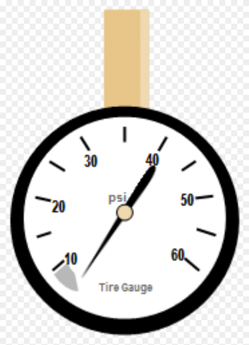 1651x2338 Tire Pressure Gauge Vector Clipart Image - Tire Marks PNG