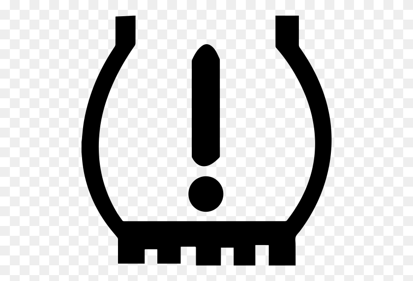 512x512 Tire Pressure Monitoring, Tire, Tread Icon Png And Vector For Free - Tire Tread Clipart