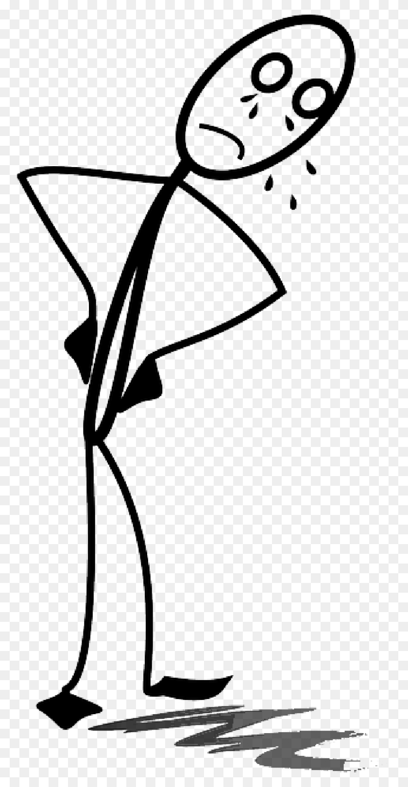 800x1600 Tired Clipart Stick Figure - Tired Person Clipart