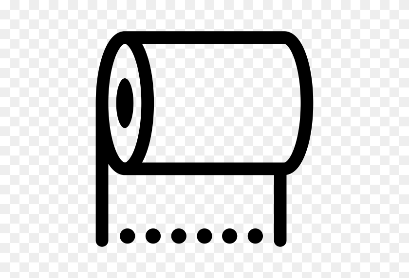 512x512 Иконка Ткань В Png И Векторном Формате Для Бесплатного Неограниченного Скачивания - Черно-Белый Клипарт Для Туалетной Бумаги